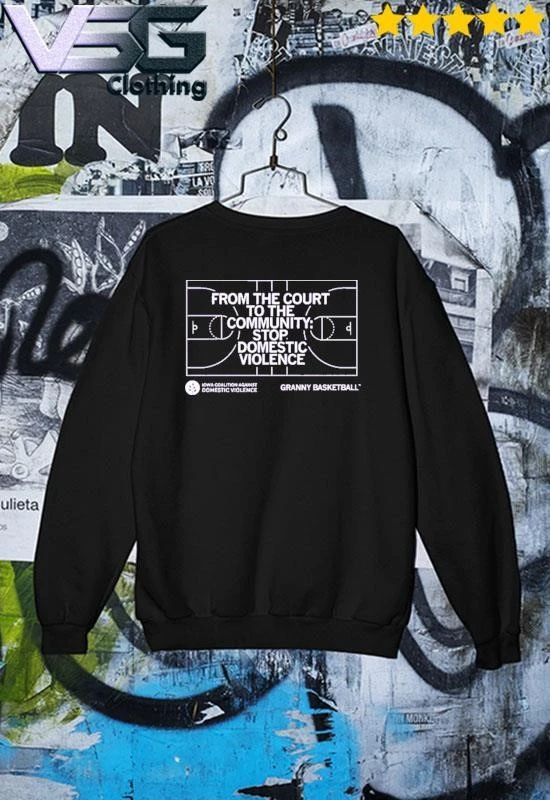 Granny Basketball From The Court T-Shirt
