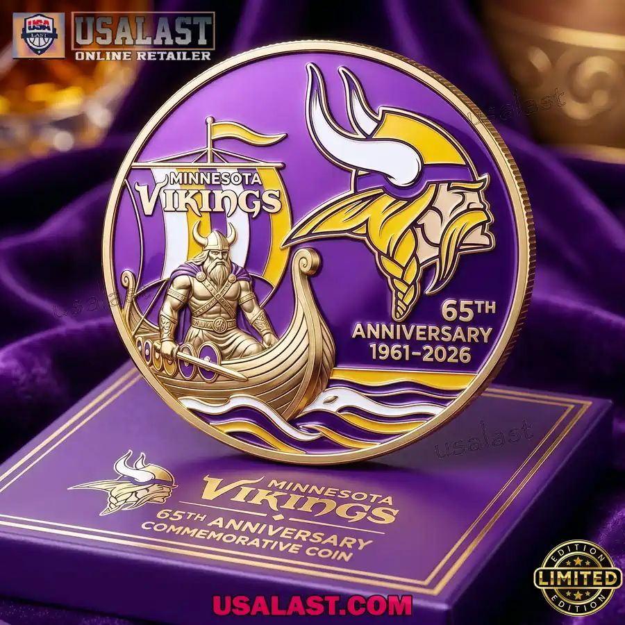 Minnesota Vikings 65th Anniversary Commemorative Coin