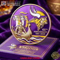 Minnesota Vikings 65th Anniversary Commemorative Coin