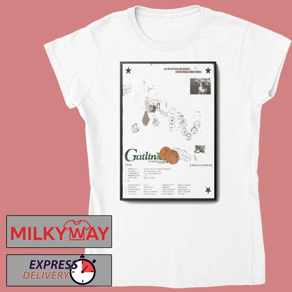 Gatlin US Tour 2026 Poster shirt