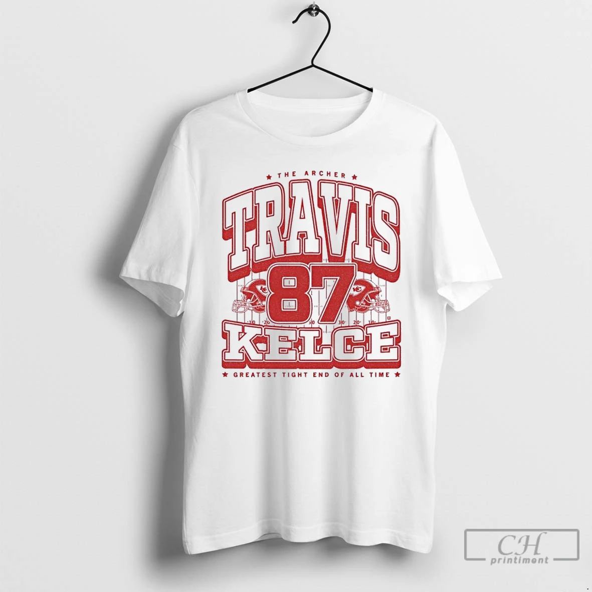 Premium Travis Kelce Max Collegiate T Shirts