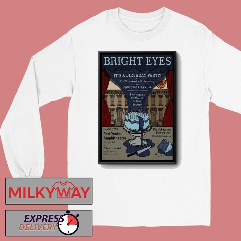 Bright Eyes Red Rocks Show On May 6 2026 Poster shirt