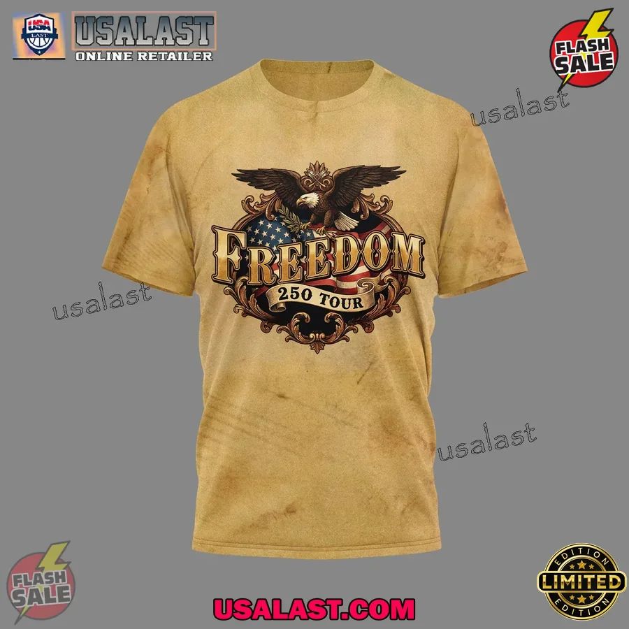 Kid Rock Freedom 250 Tour 3D T-Shirt