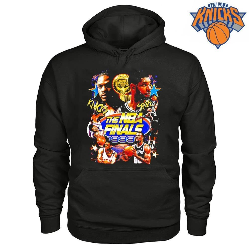 Tim Duncan Latrell Sprewell David Robinson Allan Houston New York Knicks San Antonio Spurs 1999 Vintage Basketball NBA Finals 2026 Shirt
