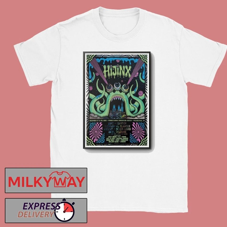 HIJINX Philadelphia Poster 12.28.2025 shirt