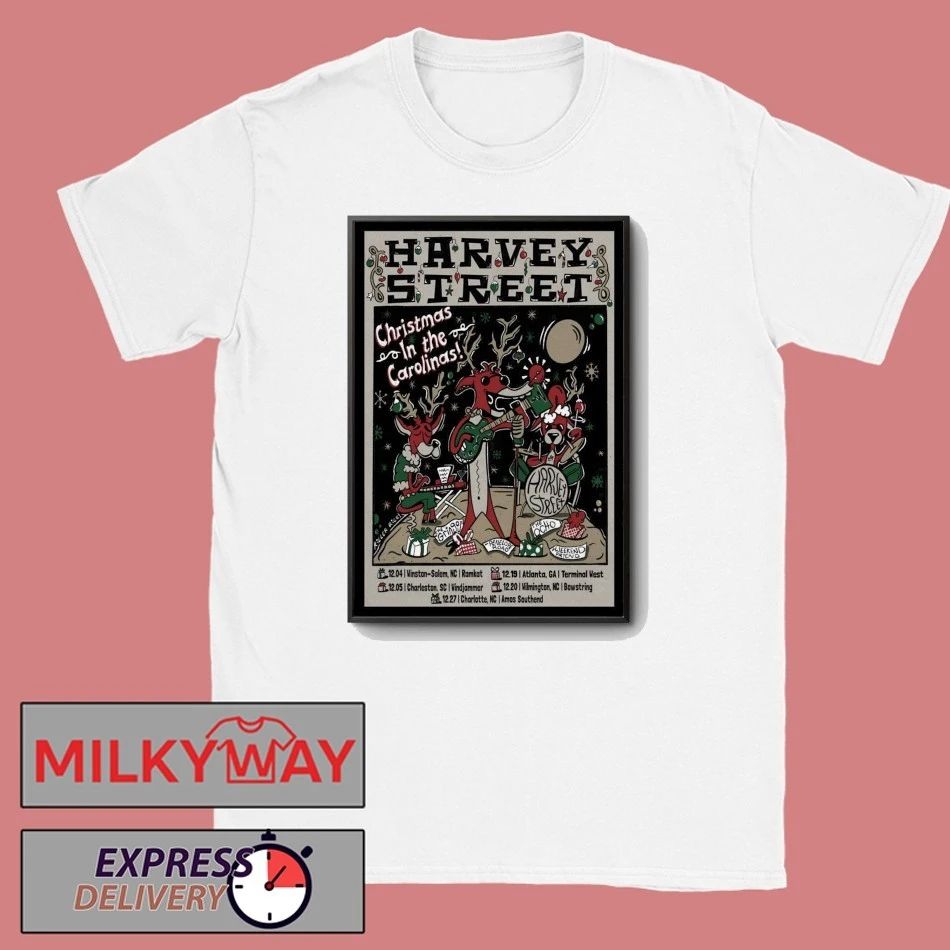 Harvey Street Tour Christmas In The Carolinas 2026 Poster shirt