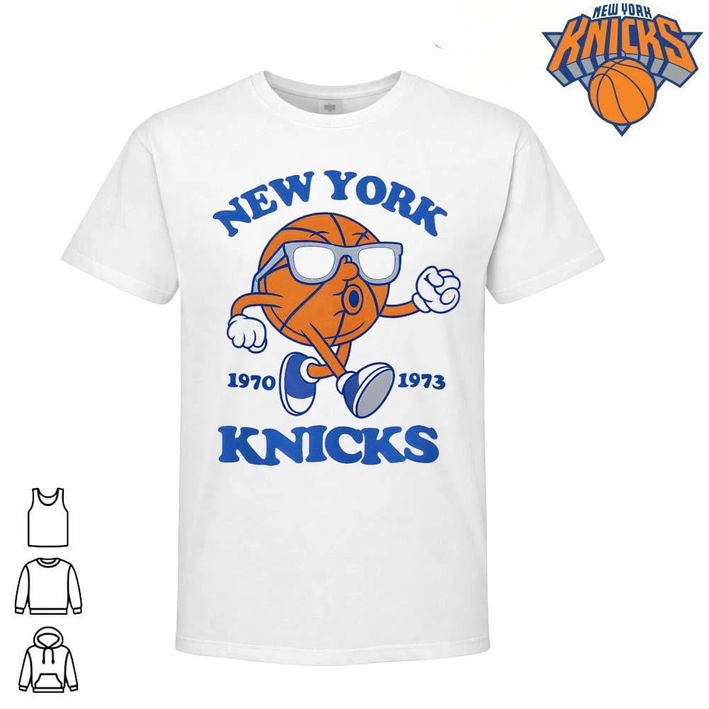 Retro Cartoon Mascot New York Knicks 1970 1973 Championship Basketball NBA Finals 2026 Shirt