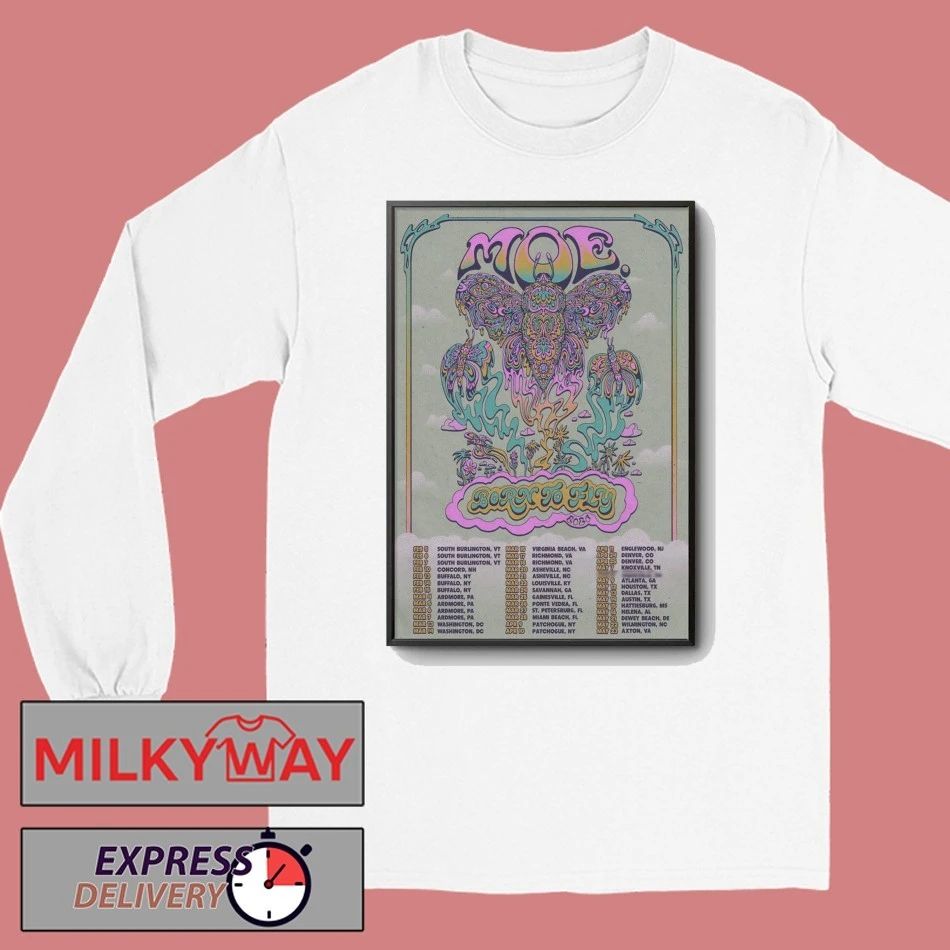Moe. Poster Born To Fly Tour 2026 shirt