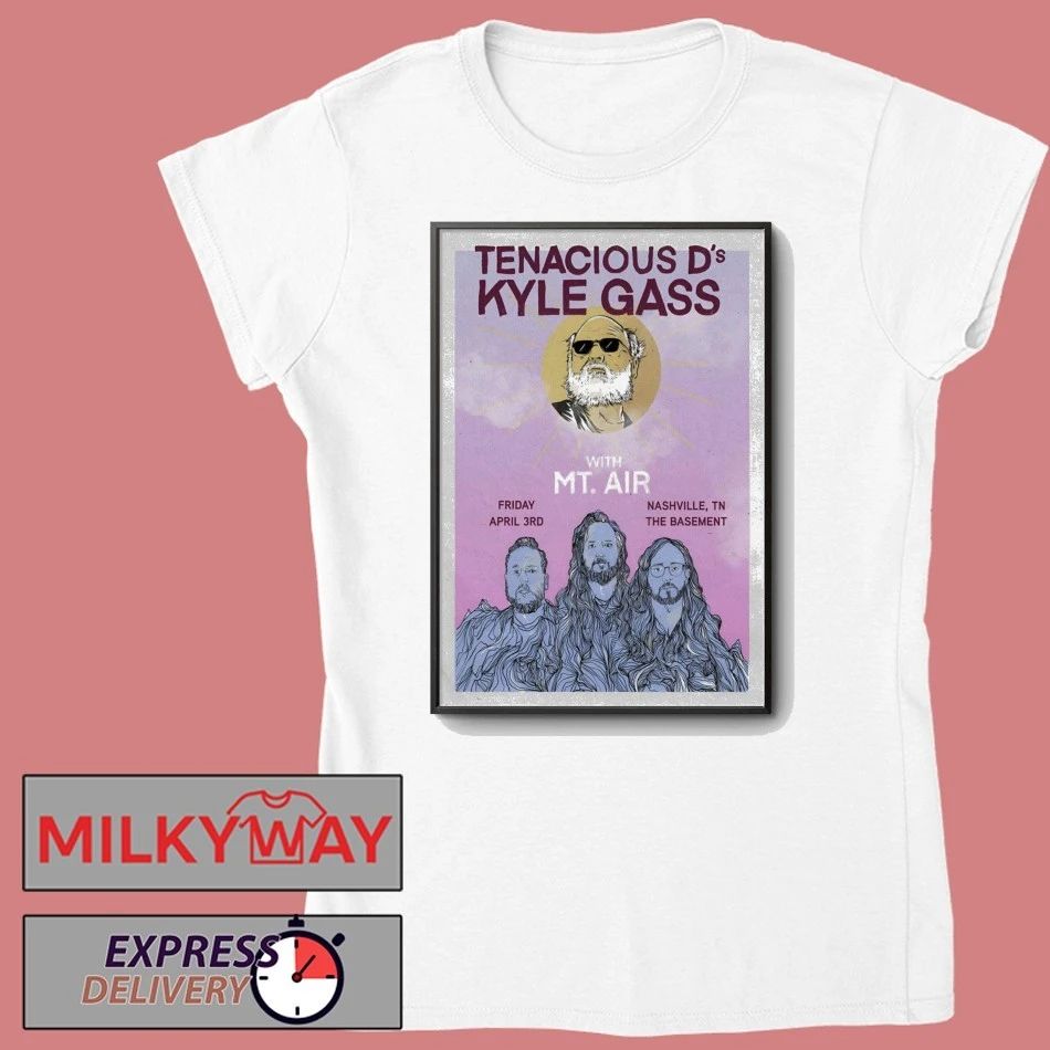 Kyle Glass With Mt Air Apr 3 2026 The Basement Nashville TN Poster shirt