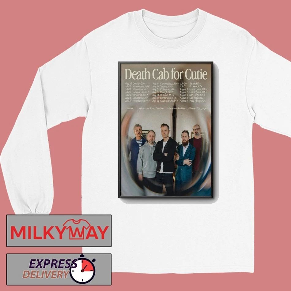 Death Cab For Cutie 2026 North America Tour Poster shirt