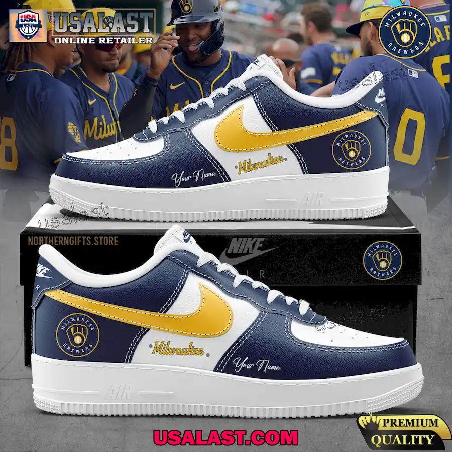 Milwaukee Brewers Custom Air Force 1 Sneaker 2026