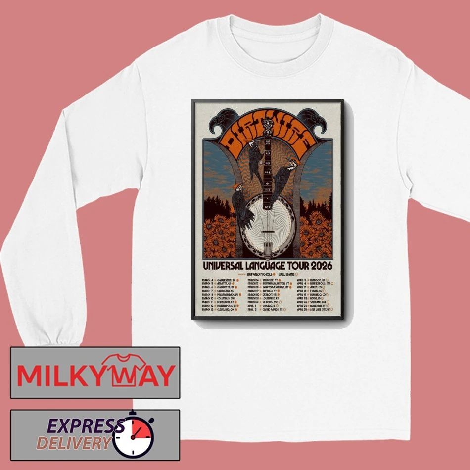 Poster Dirtwire Universal Language Tour 2026 shirt