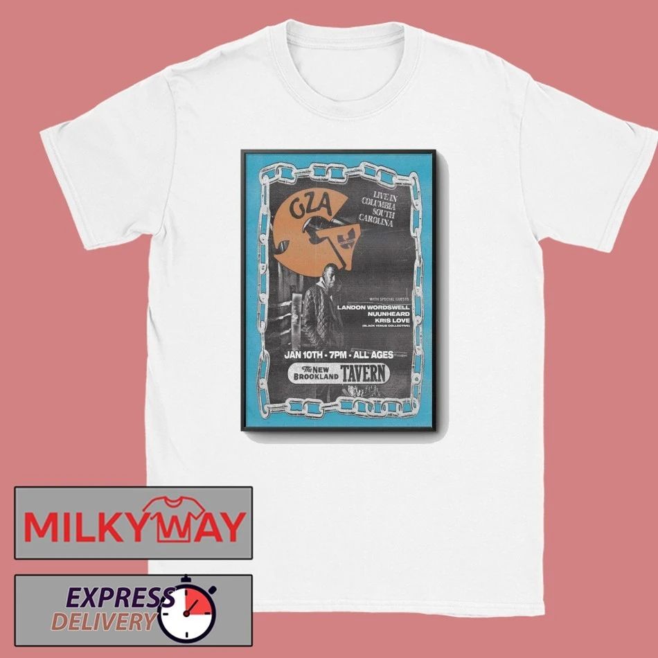 The Gza The New Brookland Jan 10 2026 Poster All Ages shirt