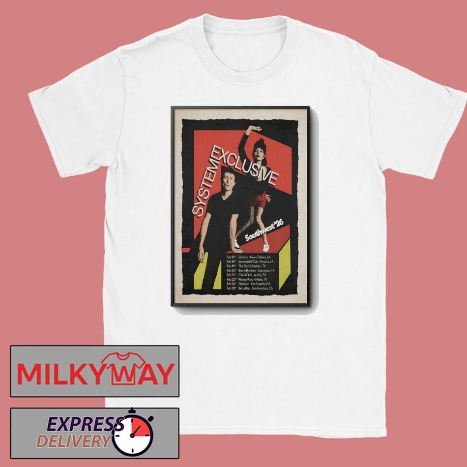 System Exclusive Southwest ‘26 Tour Poster shirt