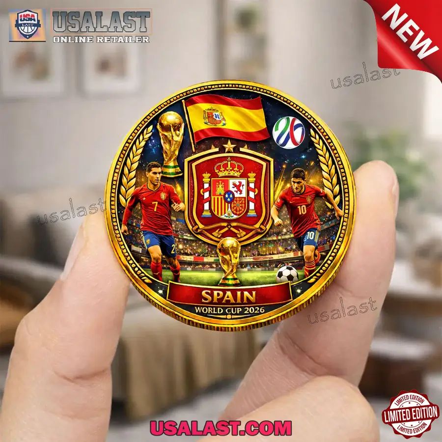 Spain Team World Cup 2026 Commemorative Coin