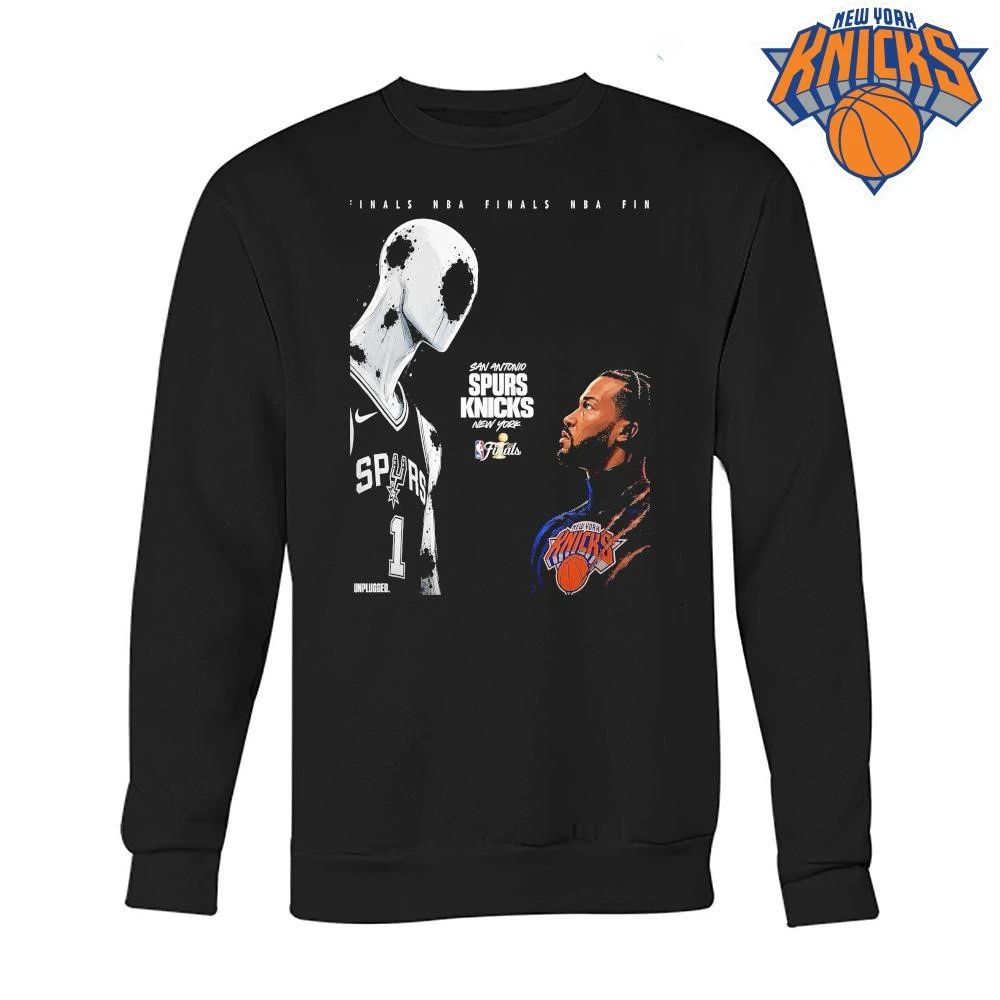 San Antonio Spurs Victor Wembanyama Face Off Jalen Brunson New York Knicks NBA Finals 2026 Shirt