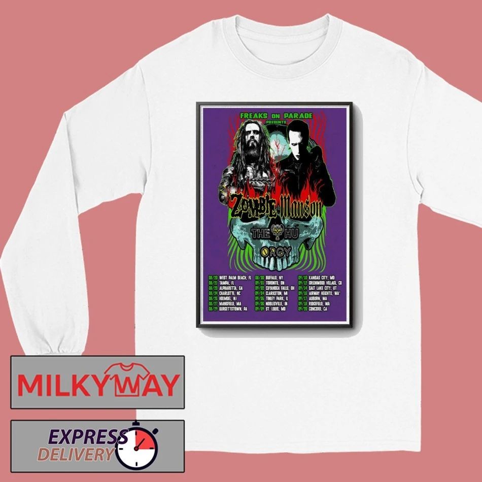 The HU North America 2026 Tour Poster shirt