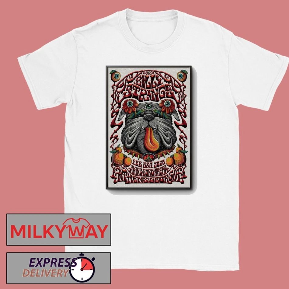 Billy Strings Athens GA February 6-7 2026 Poster shirt