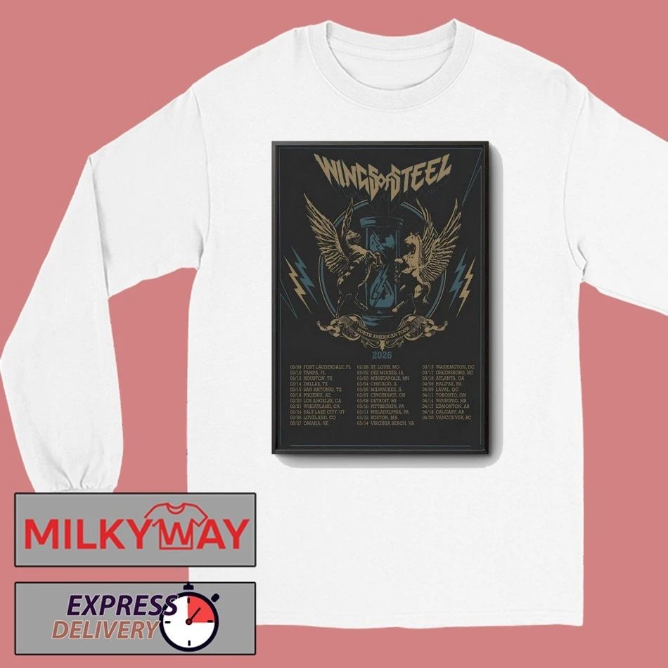 Wings Of Steel North American Tour 2026 Poster shirt