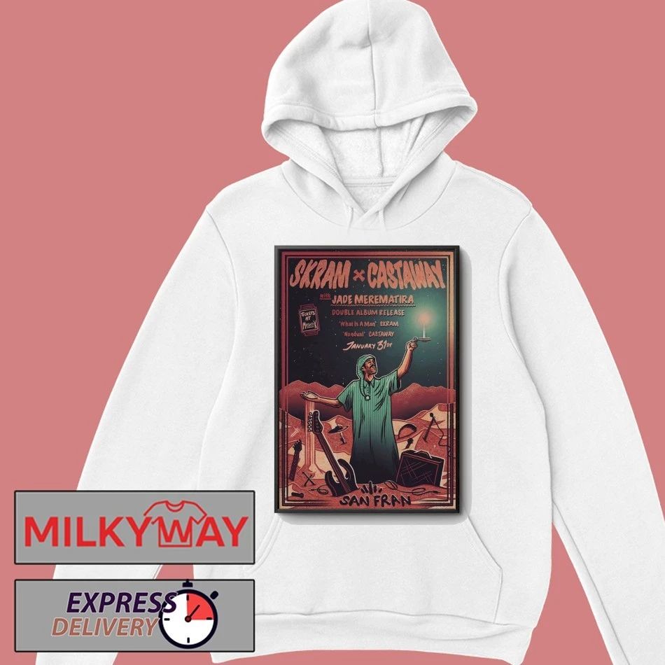 SKRAM And Castaway Event Wellington On Jan 31 2026 Poster shirt