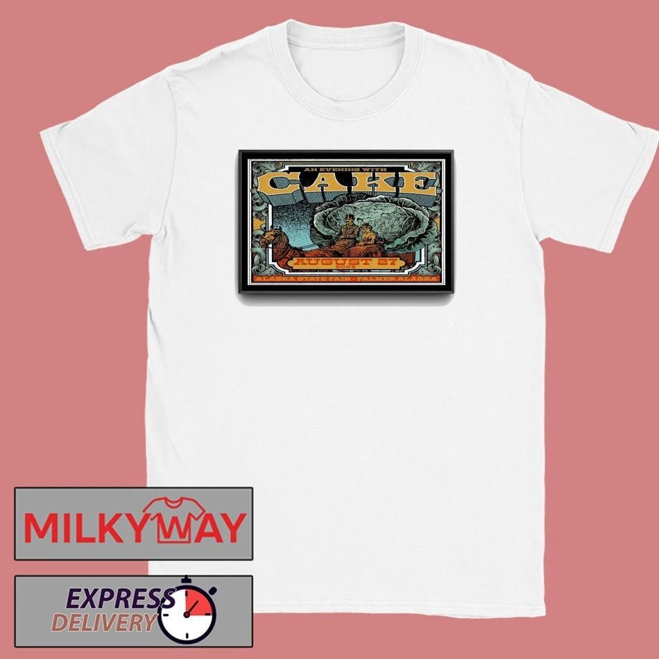 CAKE Palmer Borealis Theatre on 8.27.2026 Poster shirt