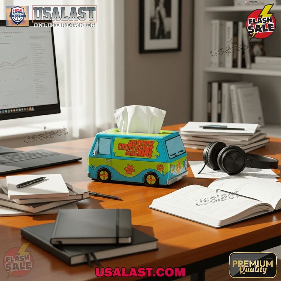 Scooby Doo The Mystery Machine Custom Tissue Box