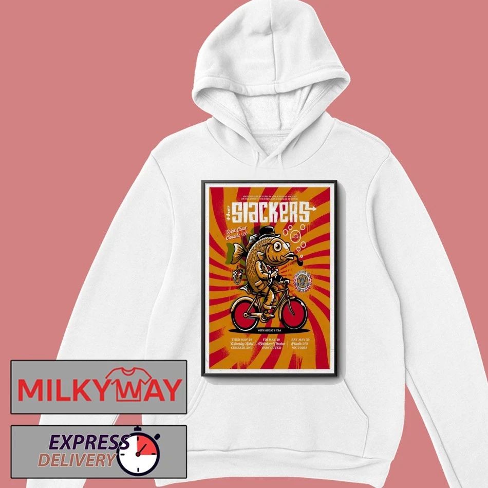 The Slackers West Coast Canada 2026 Tour Poster shirt