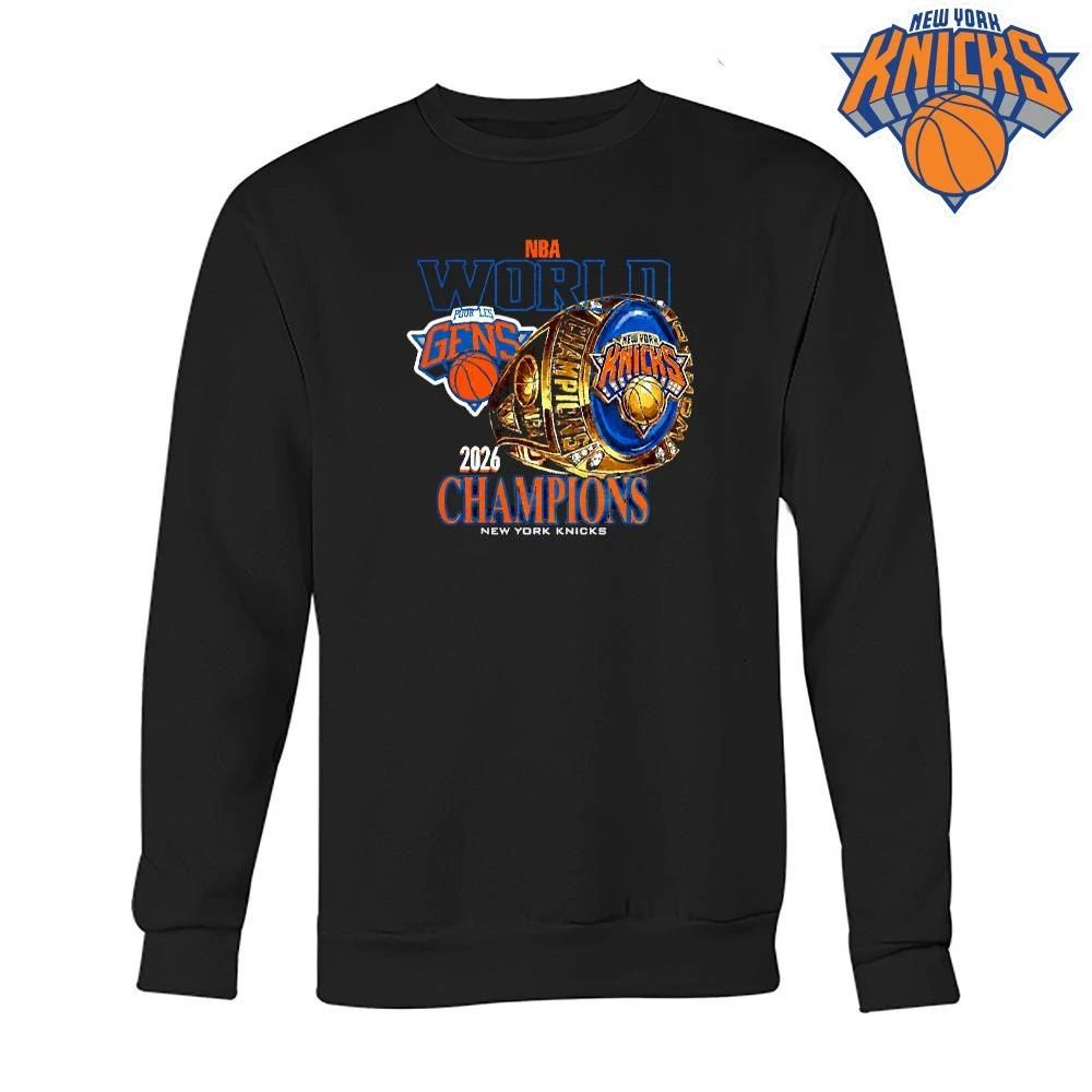 New York Knicks NBA 2026 Champions Vintage Graphic Shirt