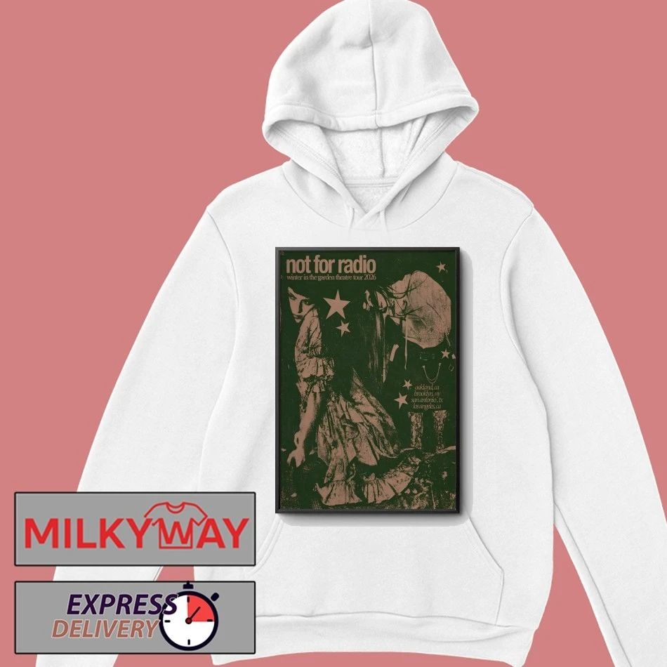 Not For Radio 2026 Winter In The Garden Theatre Tour Poster shirt