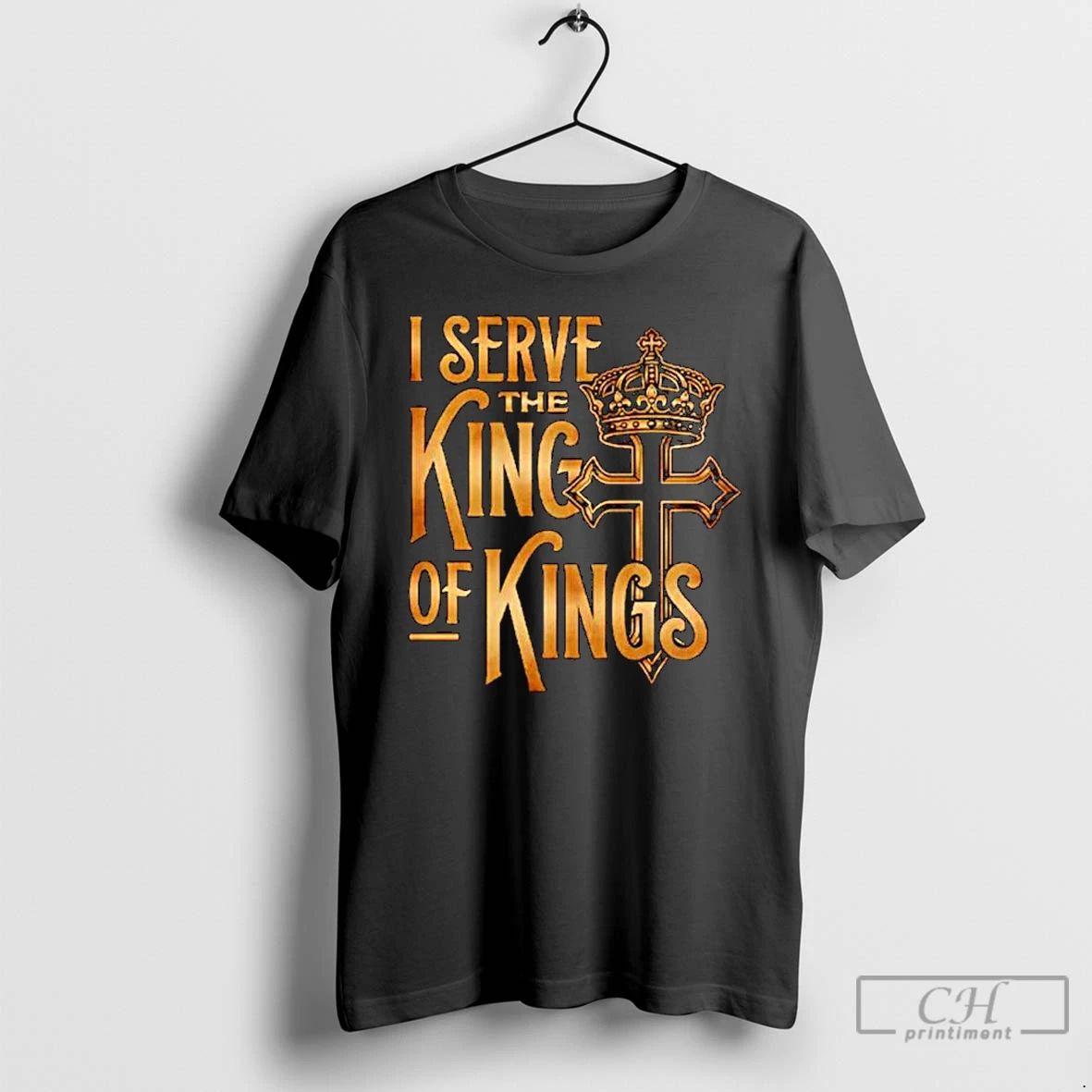 Classic I Serve The King Of Kings Ornaments T Shirts