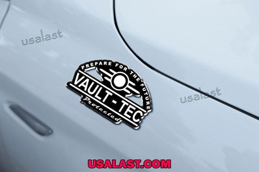 Fallout Vault Tec Car Name Badge