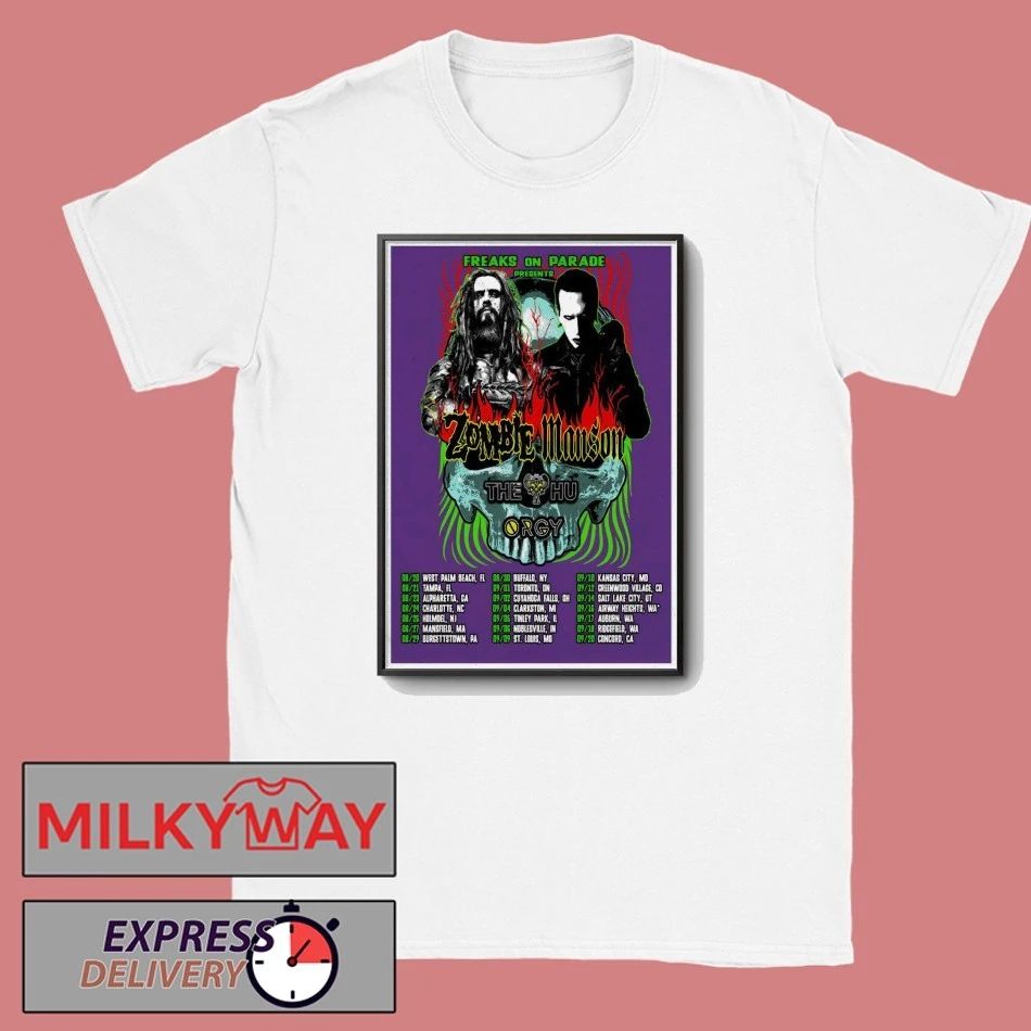The HU North America 2026 Tour Poster shirt
