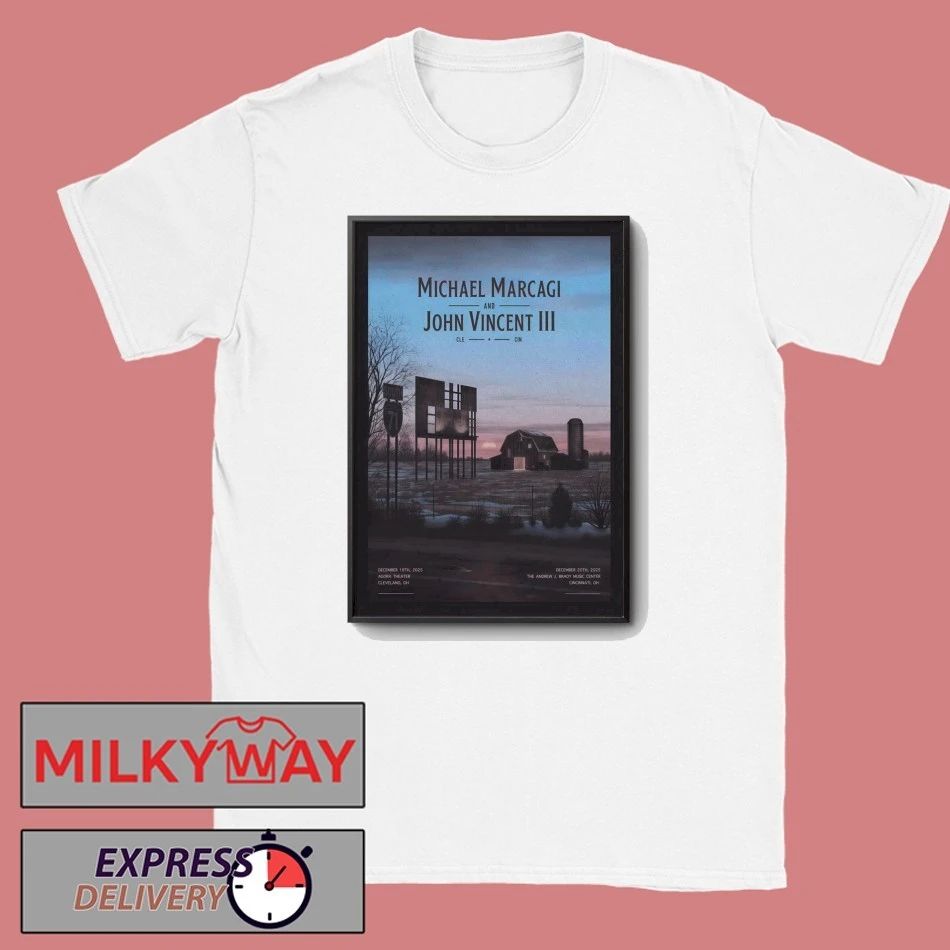 Michael Marcagi And John Vincent Cleveland OH 12 19-12 20 2025 Poster shirt