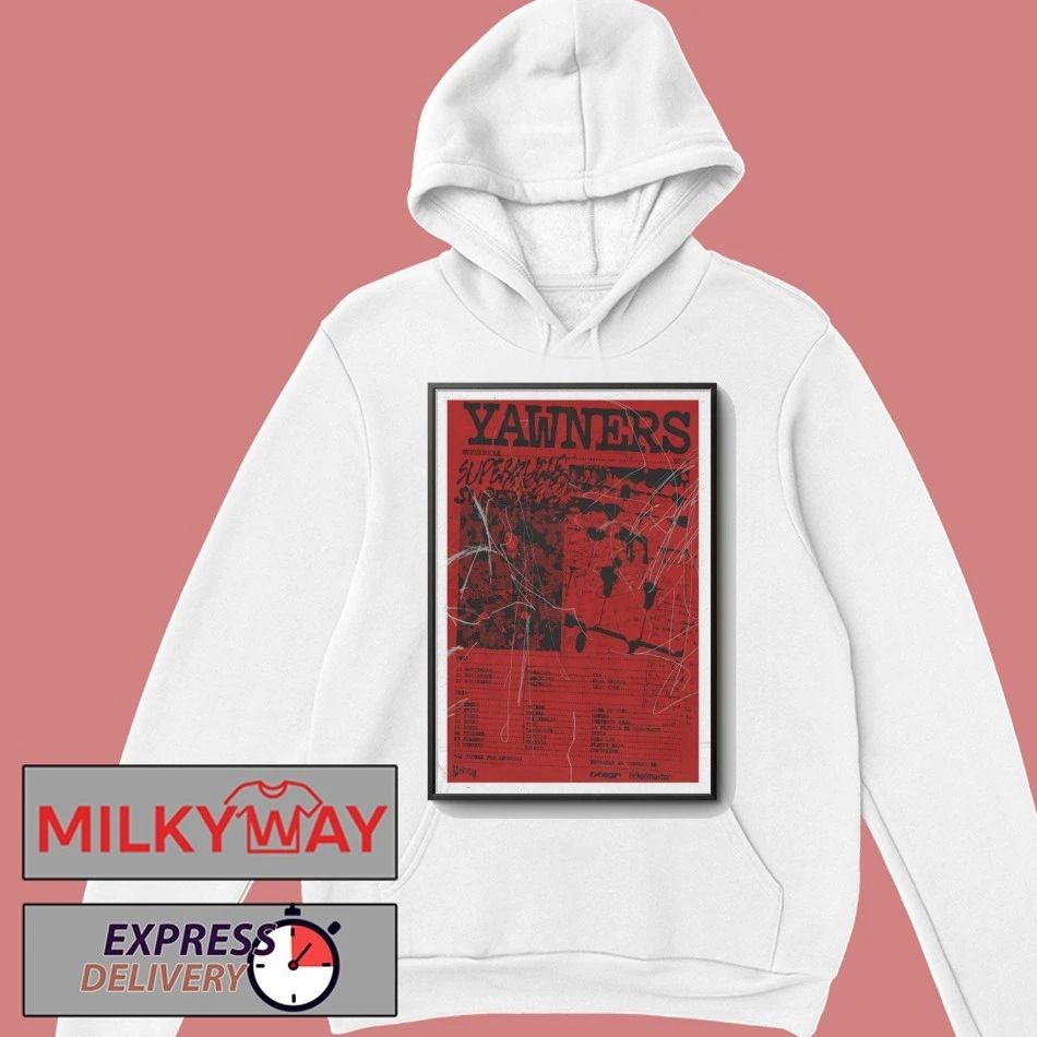 Yawners Tour Superbucle 2025-2026 Poster shirt