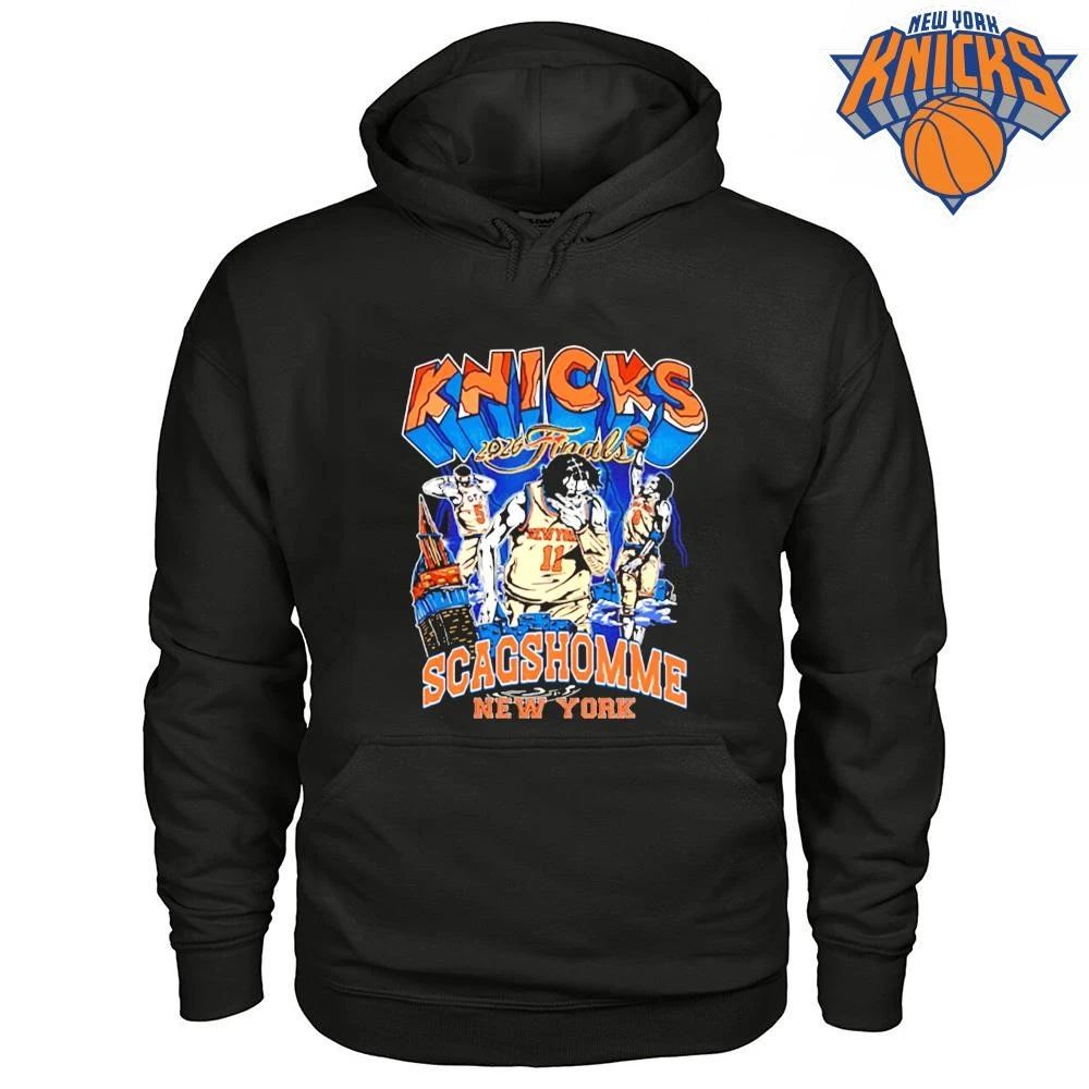 New York Knicks 2026 Finals Scagshomme Basketball Graphic Shirt