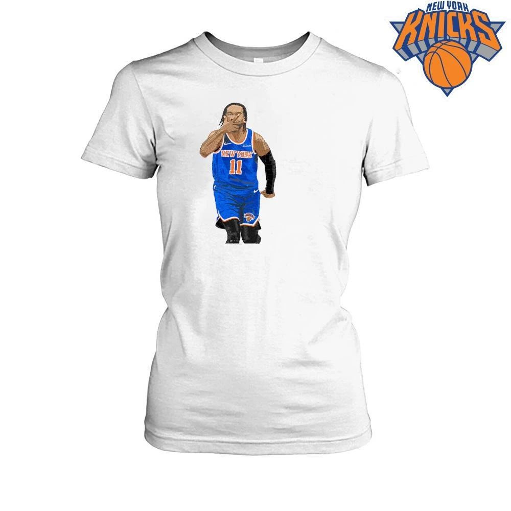 New York Knicks Jalen Brunson 11 Three Point Celebration Shirt