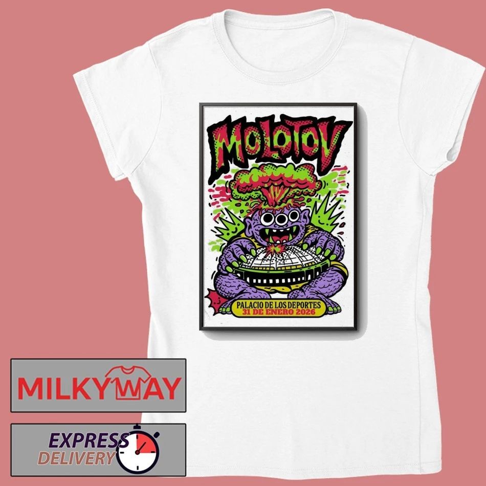 Molotov Jan 31 2026 Palacio De los Deportes in Mexico Poster shirt