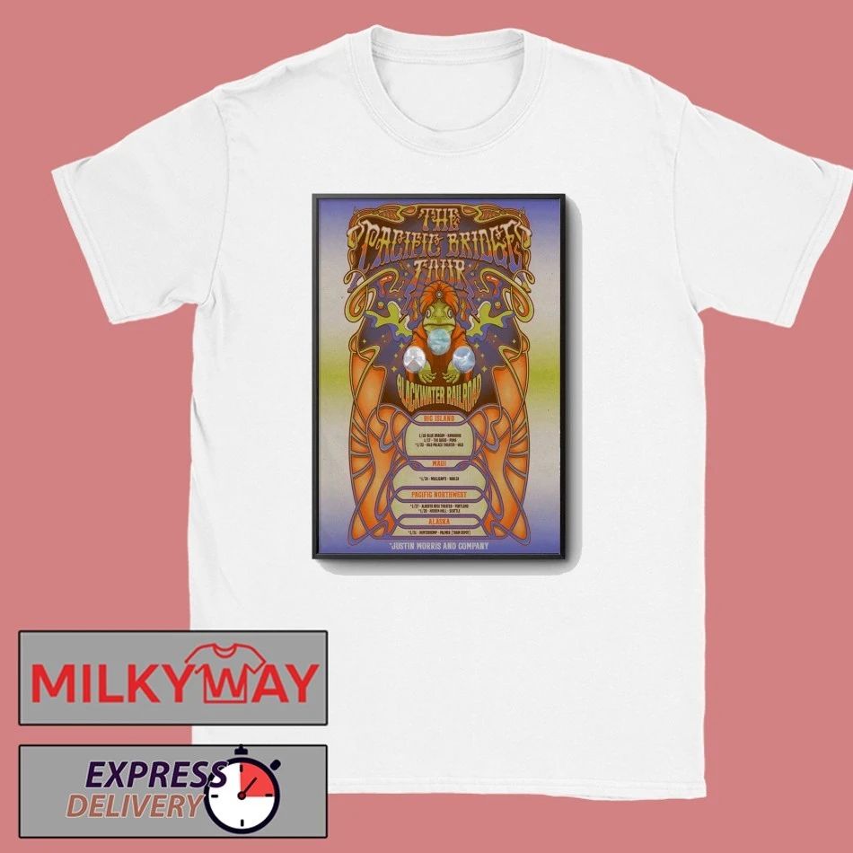 The Pacific Bridge Faur And Blackwater Railroad Co Jan 2026 Tour Poster Shirt