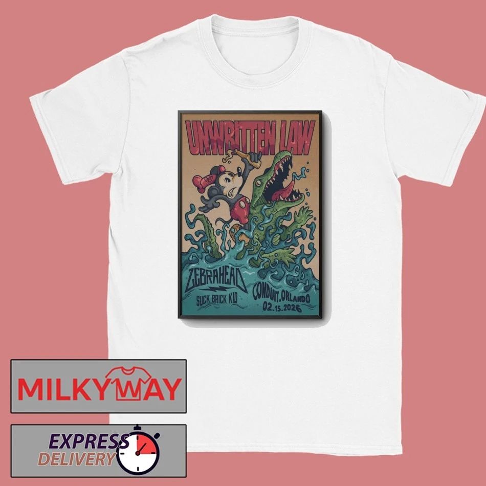Unwritten Law Feb 15 2026 Aloma Ave In Winter Park FL Poster shirt