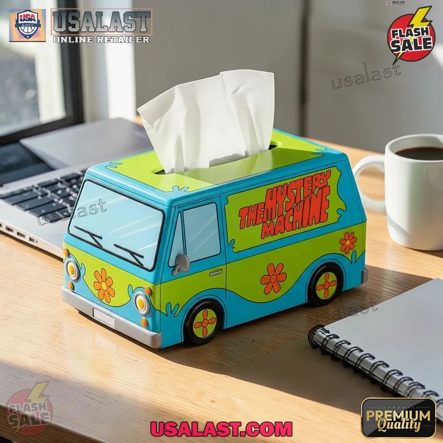 Scooby Doo The Mystery Machine Custom Tissue Box