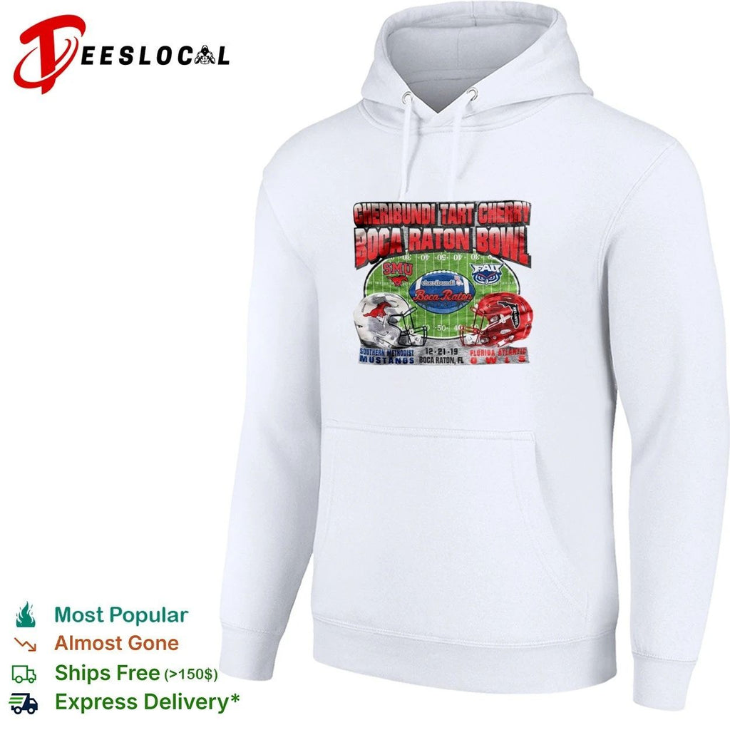 Cheribundi Tart Cherry Boca Raton Bowl SMU Mustangs vs Florida Atlantic Owls T-shirt
