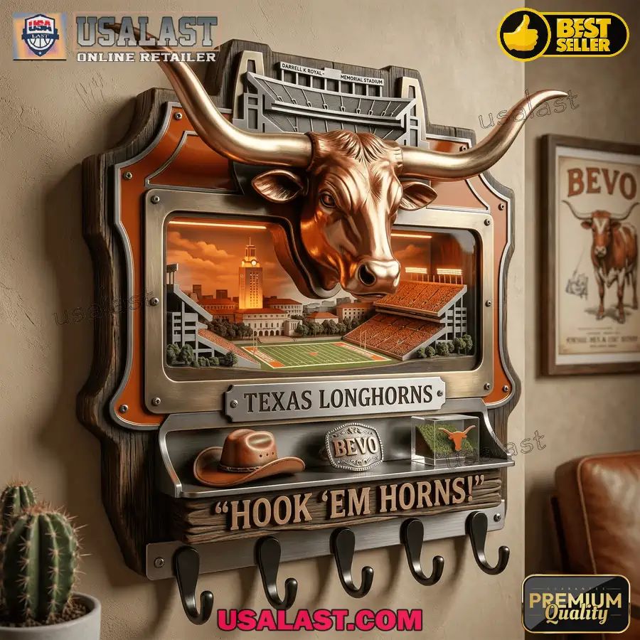 Texas Longhorns Premium Wall Key Holder