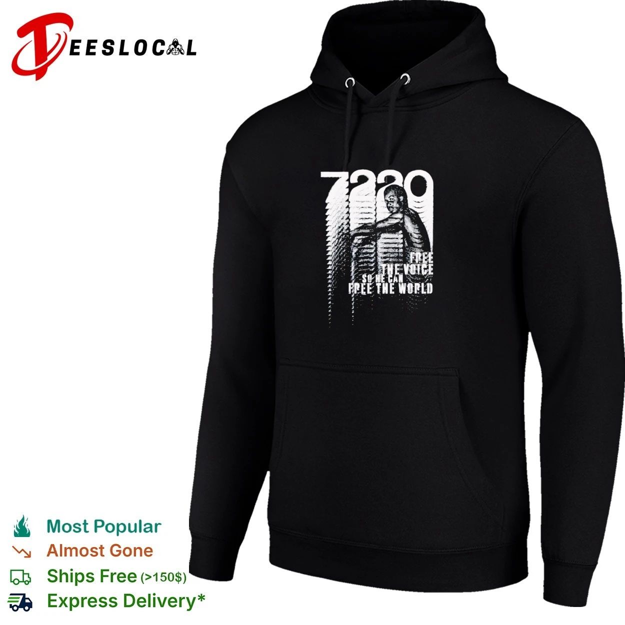 7220 Free the Voice so He Can Free the World T-shirt