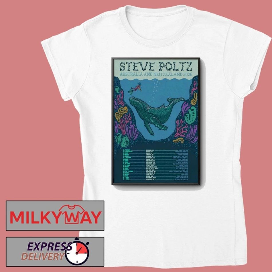 Steve Poltz Australia And New Zealand 2026 Tour Poster shirt