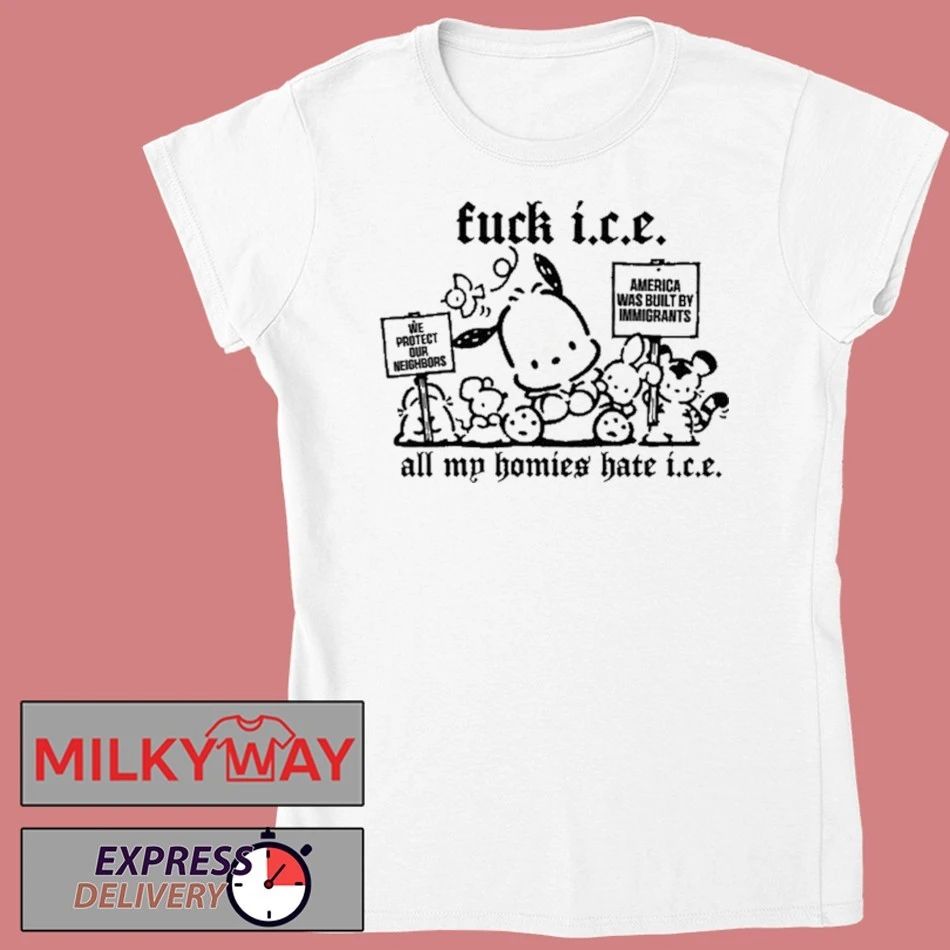 Fuck Ice White All My Homies shirt