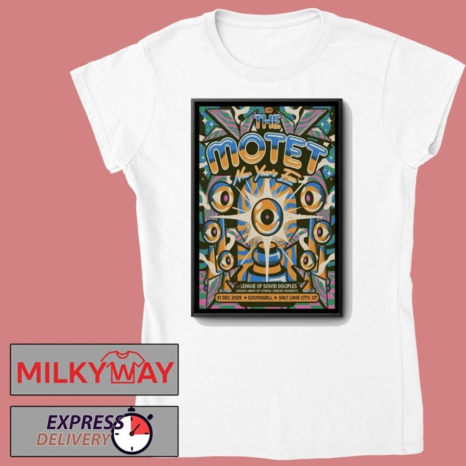The Motet Dec 31 2025 Soundwell In Salt Lake City UT Poster shirt