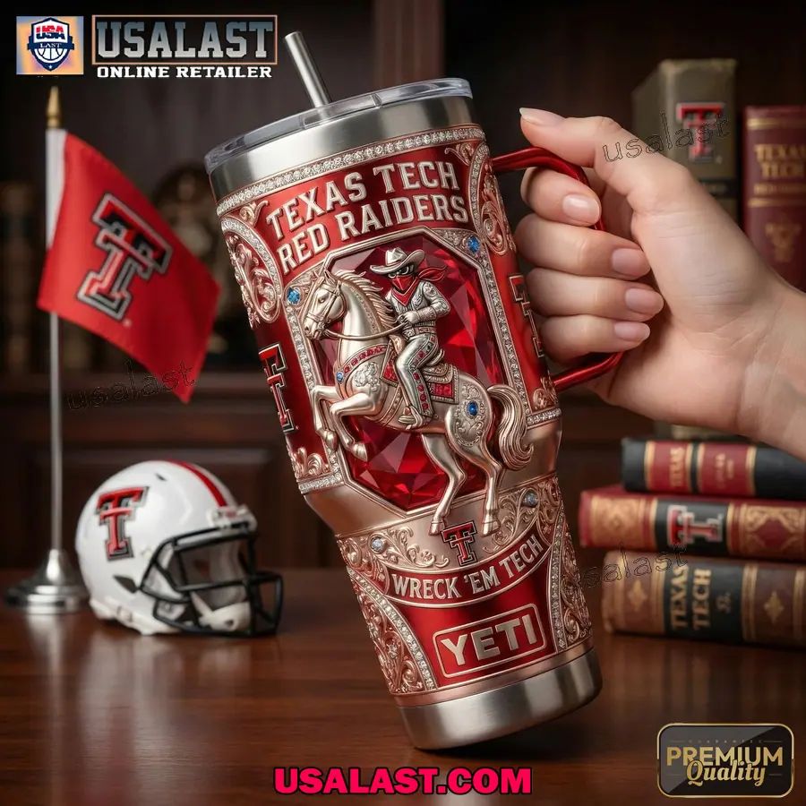 Texas Tech Red Raiders 40oz Tumbler With Handle