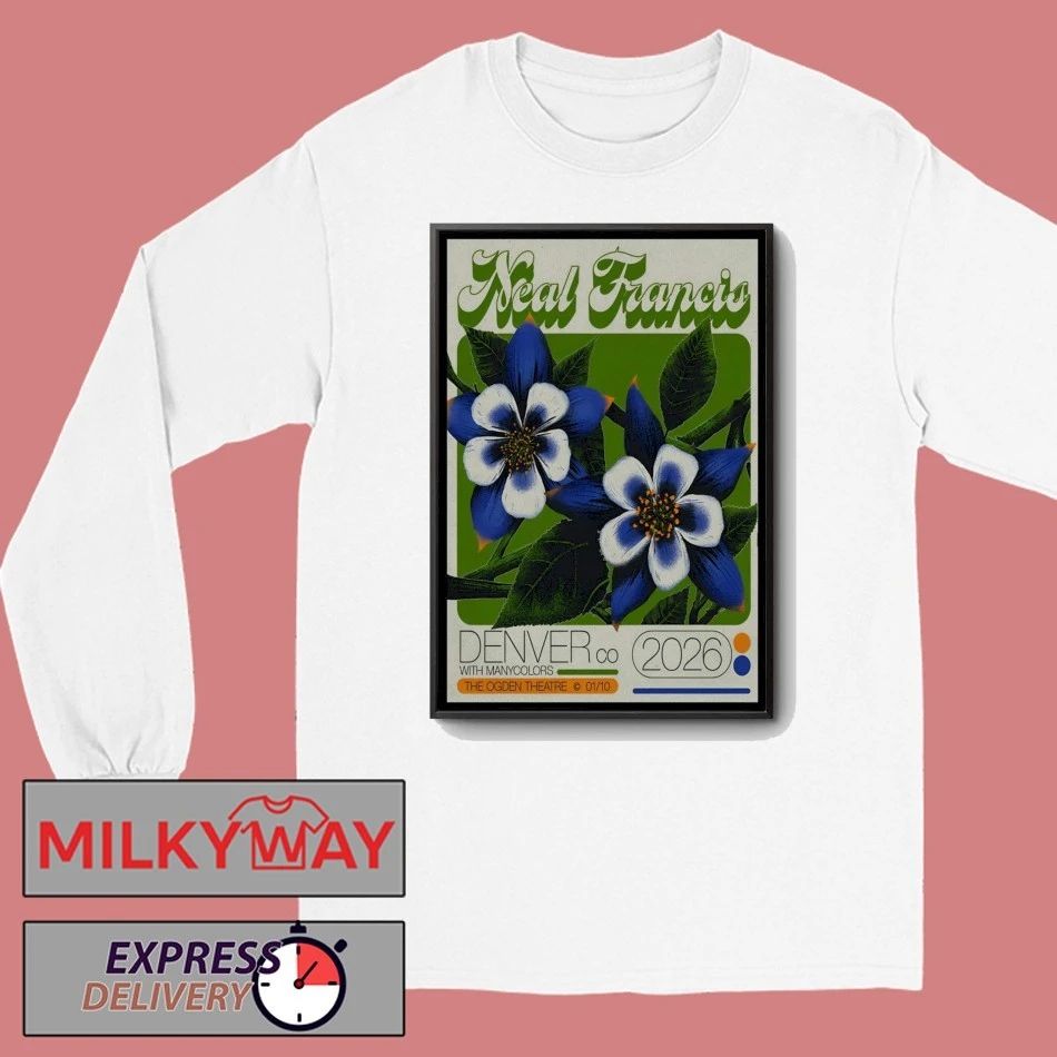 Neal Francis Denver CO 1.10.2026 Poster shirt