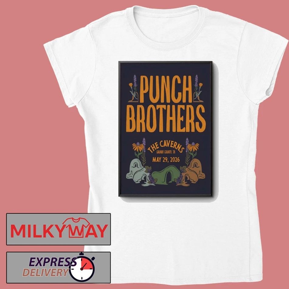 Punch Brothers At The Caverns On May 29 2026 Poster shirt
