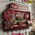 Oklahoma Sooners Premium Wall Key Holder